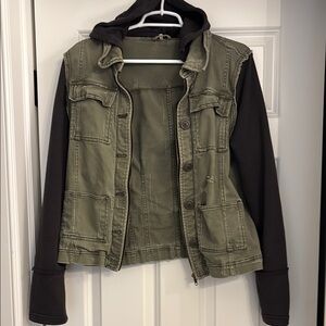 Free People Hoodie Vest Jacket